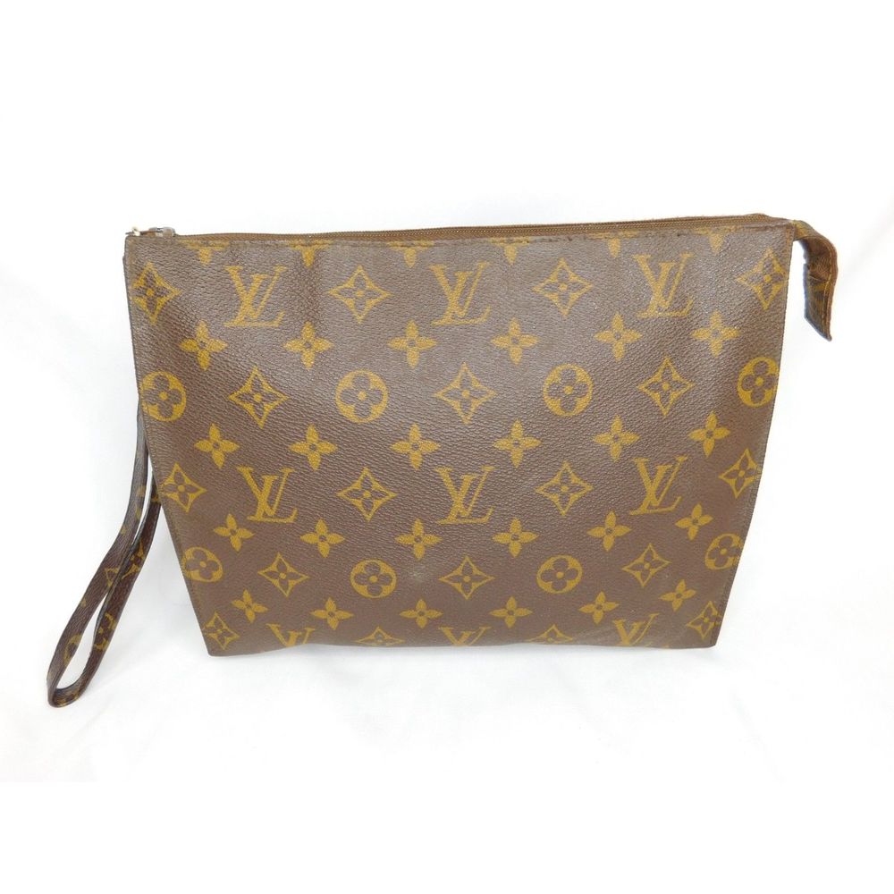 Rare Vintage Louis Vuitton "Saks Fifth Avenue" Zippered Pouchette - Picture 2 of 11